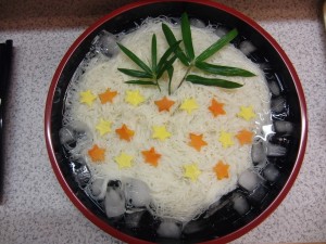 お楽しみ献立　７月　そうめん